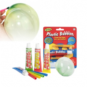Magic Elastic Non Toxic Bubble Glue Plastic Balloon Toy for Kids Blowing Balloons in Tube Safe Paste Kit