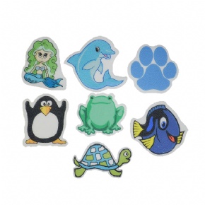 Customizable Cute Cartoon Bath Stickers - Anti Slip Safety Treads for Children’s Bathtub