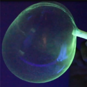 Glow-in-the-Dark Bubble Glow Blowing Toys | Magic Plastic Balloon Gel Tube